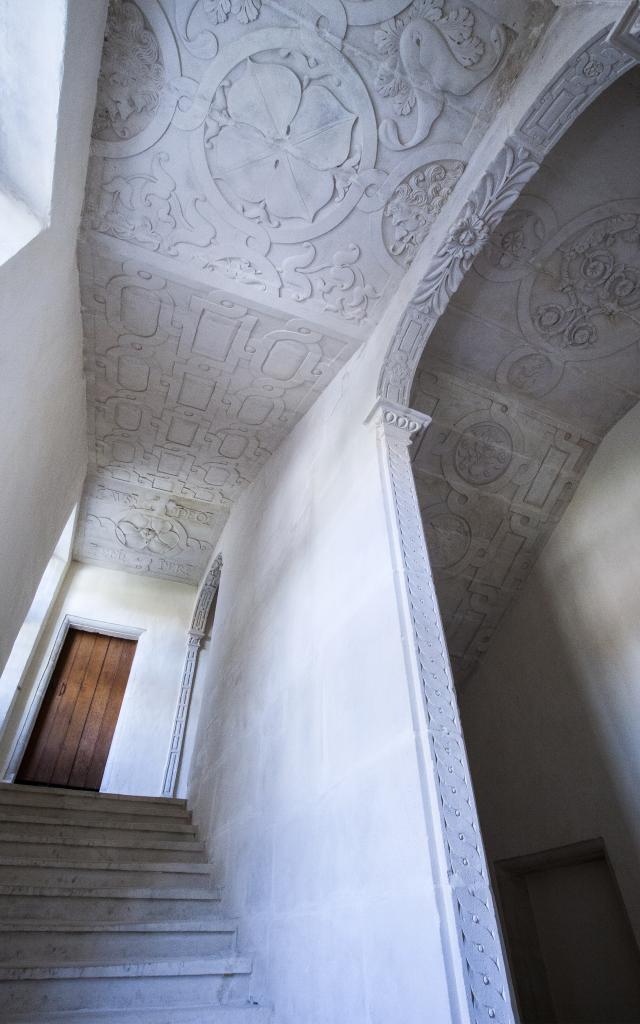 Escalier Renaissance, Hôtel de Houdreville