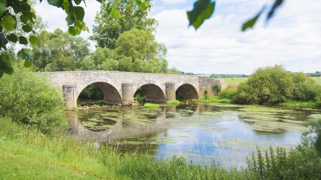 La Meuse et le pont de Frebécourt