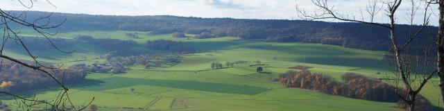 Vue depuis le site de la forteresse de la Mothe