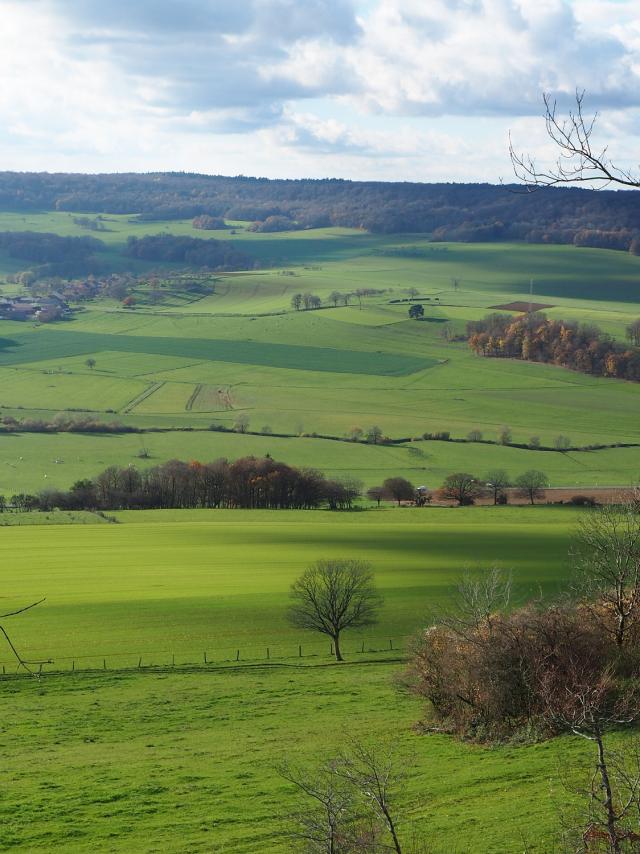 Vue depuis le site de la forteresse de la Mothe